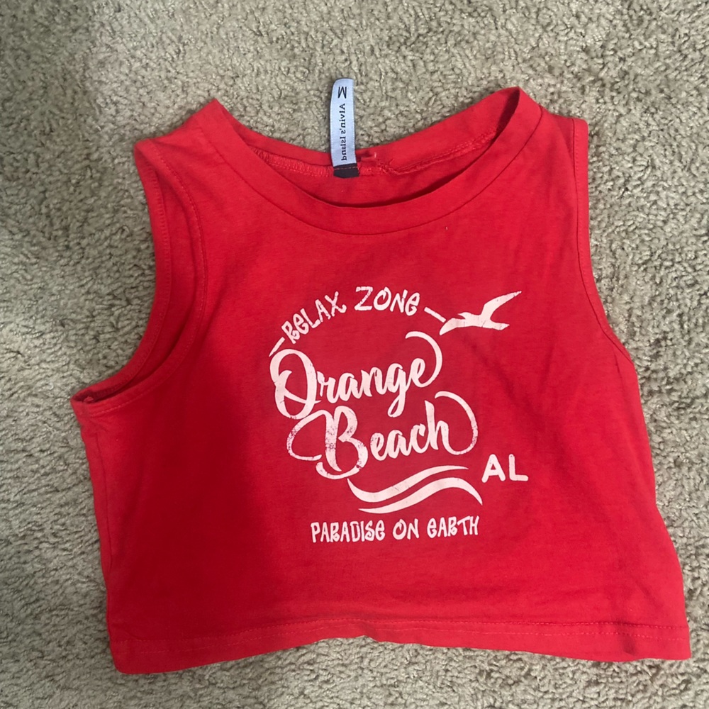 ALVINS ISLAND women cropped sleeveless tee